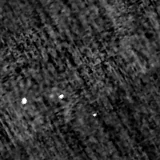 F115W image, 3.2 arcsec across, north up