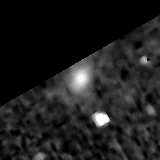 F277W image, 3.2 arcsec across, north up