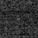 F150W image, 3.2 arcsec across, north up