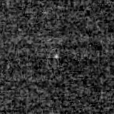 F200W image, 3.2 arcsec across, north up