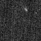 F200W image, 3.2 arcsec across, north up