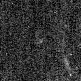 F150W image, 3.2 arcsec across, north up