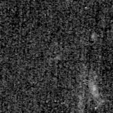 F200W image, 3.2 arcsec across, north up