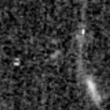 F277W image, 3.2 arcsec across, north up
