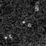 F444W image, 3.2 arcsec across, north up