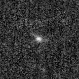 F200W image, 3.2 arcsec across, north up