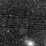 F200W image, 3.2 arcsec across, north up