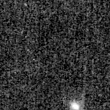 F115W image, 3.2 arcsec across, north up