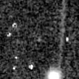 F277W image, 3.2 arcsec across, north up