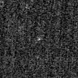 F115W image, 3.2 arcsec across, north up