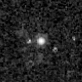 F444W image, 3.2 arcsec across, north up