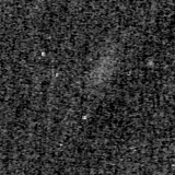 F150W image, 3.2 arcsec across, north up