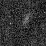 F200W image, 3.2 arcsec across, north up