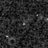 F444W image, 3.2 arcsec across, north up