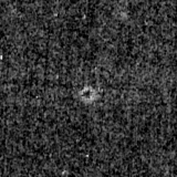 F150W image, 3.2 arcsec across, north up