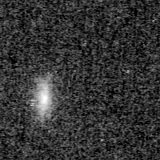 F115W image, 3.2 arcsec across, north up