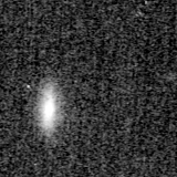 F150W image, 3.2 arcsec across, north up