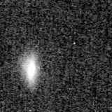F200W image, 3.2 arcsec across, north up