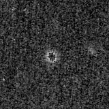 F200W image, 3.2 arcsec across, north up