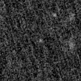 F200W image, 3.2 arcsec across, north up