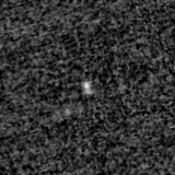 F150W image, 3.2 arcsec across, north up