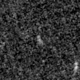 F090W image, 3.2 arcsec across, north up