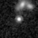 F444W image, 3.2 arcsec across, north up