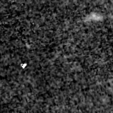 F090W image, 3.2 arcsec across, north up