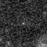 F090W image, 3.2 arcsec across, north up