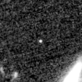 F200W image, 3.2 arcsec across, north up