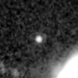 F444W image, 3.2 arcsec across, north up