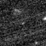 F150W image, 3.2 arcsec across, north up