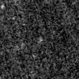 F090W image, 3.2 arcsec across, north up