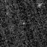 F090W image, 3.2 arcsec across, north up