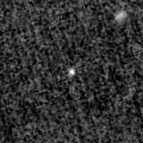 F150W image, 3.2 arcsec across, north up