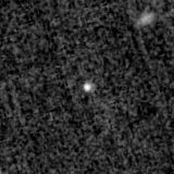 F200W image, 3.2 arcsec across, north up