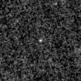 F090W image, 3.2 arcsec across, north up