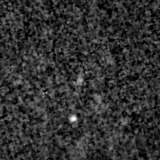 F115W image, 3.2 arcsec across, north up