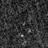 F150W image, 3.2 arcsec across, north up