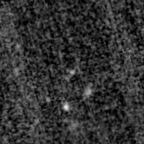 F200W image, 3.2 arcsec across, north up