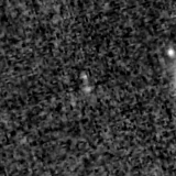 F090W image, 3.2 arcsec across, north up