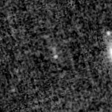F200W image, 3.2 arcsec across, north up