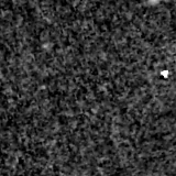F090W image, 3.2 arcsec across, north up