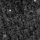 F150W image, 3.2 arcsec across, north up