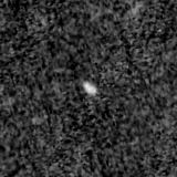 F090W image, 3.2 arcsec across, north up