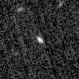 F150W image, 3.2 arcsec across, north up