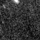 F090W image, 3.2 arcsec across, north up