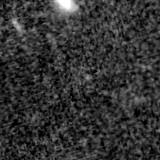F115W image, 3.2 arcsec across, north up