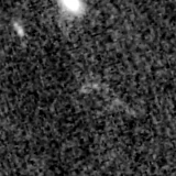 F150W image, 3.2 arcsec across, north up