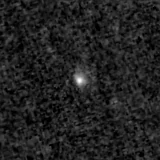 F090W image, 3.2 arcsec across, north up
